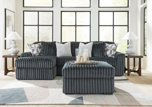 Midnight-Madness 2-Piece Sectional Sofa Chaise