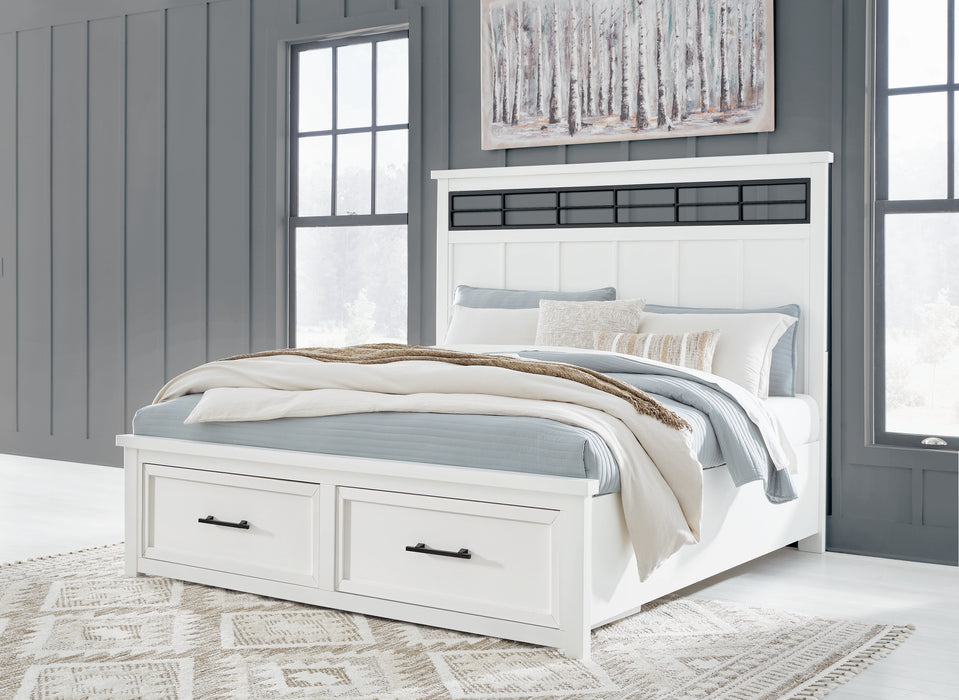 B844 Dresser, Mirror, Queen Bed + NIGHT STAND