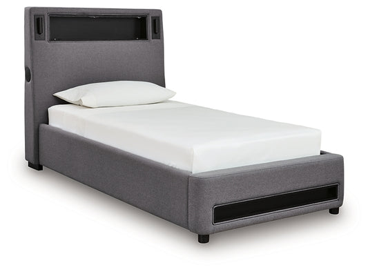 Verishaw Twin Upholstered Bed