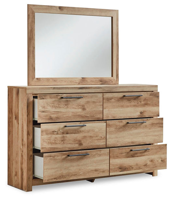 Hyanna Twin Panel Bed, Dresser, Mirror and Nightstand