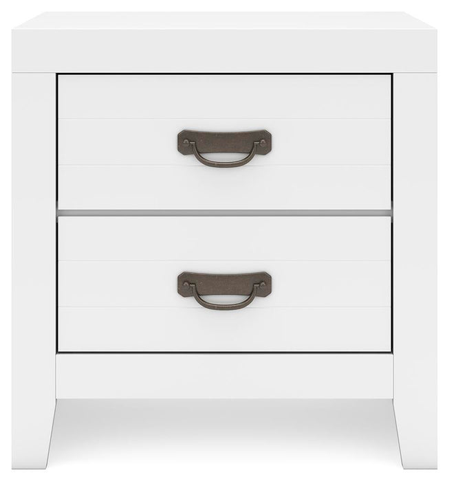 Binterglen King Panel Bed, Dresser, Mirror, Chest and Nightstand