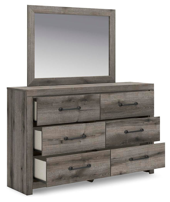 Graystorm Full Panel Storage Bed, Dresser, Mirror, Chest and Nightstand