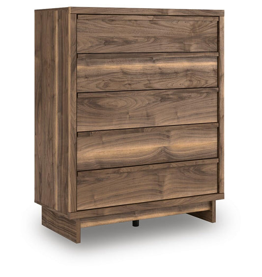 Chirason Five Drawer Wide Chest