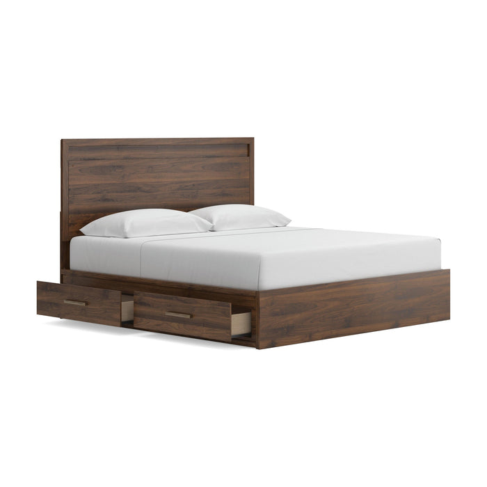Janfyn King Panel Bed with 2 Sided Storage